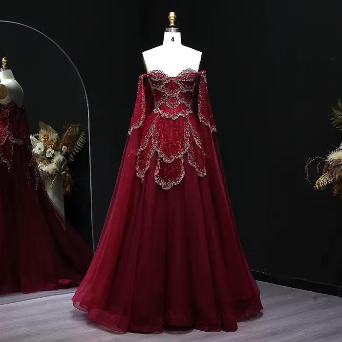 Robe de mariée et de fiançailles élégante en tulle blanc Sharon Said 2026, robe de soirée formelle d