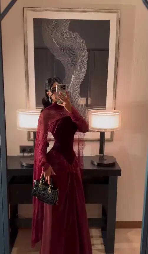 Robes de soirée de luxe de soirée Dubaï Vintage dentelle Sexy Occasion formelle robes de bal فسات وh