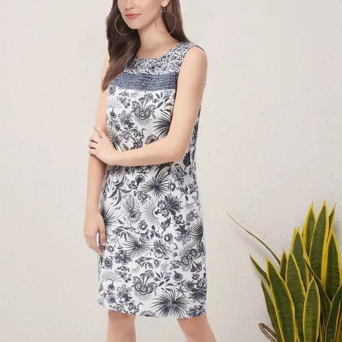 Robe d'été sans manches style resort avec poches 2026 – Robe de soirée sexy et tendance pour fête, v