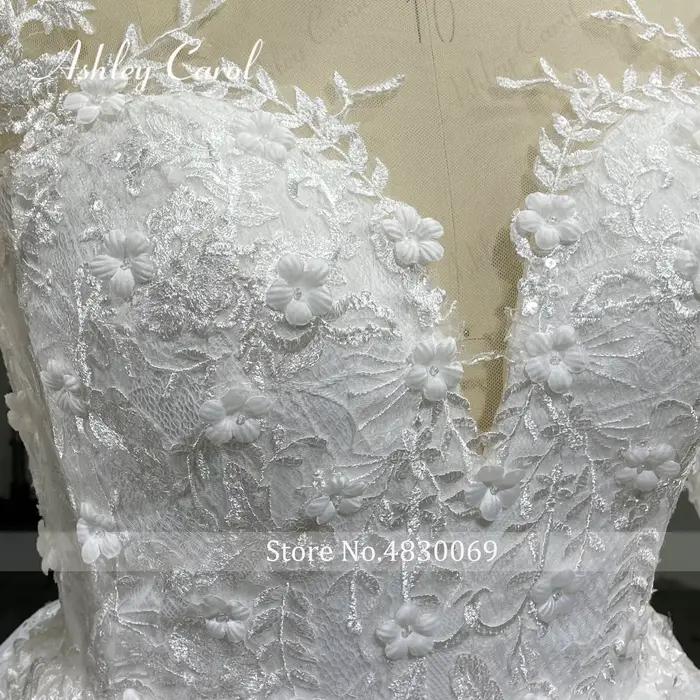 Ashley Carol 1 nouveauté robes De mariée pour les femmes Appliques dentelle cérémonie robe De bal ro