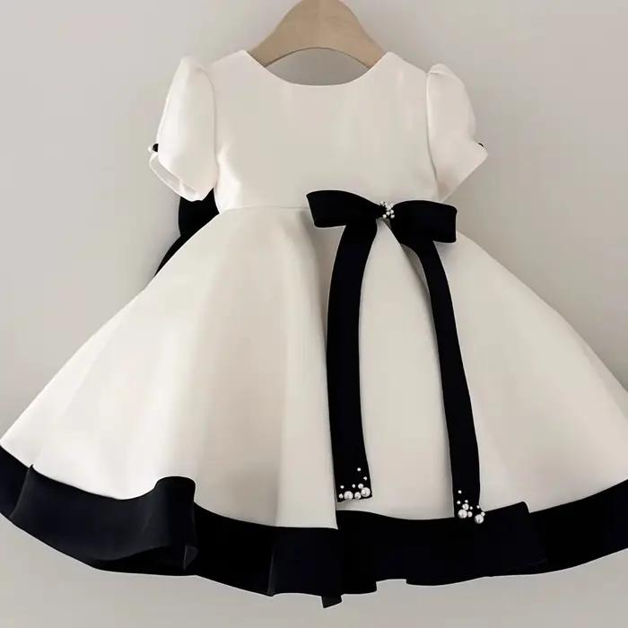 Robe de demoiselle d'honneur rouge, robe de princesse pour concours, tenue de fête d'anniversaire po