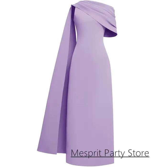 Robe de soirée bordeaux Simple, asymétrique épaule dénudée, longueur cheville, ligne A, robe de soir