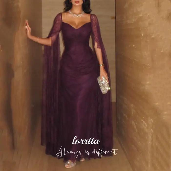 Lorrtta robe de Cocktail personnalisée robes formelles femmes violet luxueux robes de soirée pour Oc