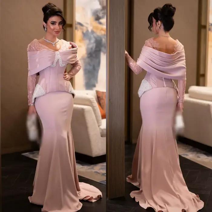 Robe de soirée élégante et chic pour femme, robe de cocktail de luxe personnalisée pour invitées de 