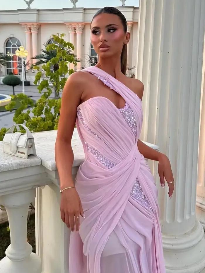 Robes de soirée pour femmes de Dubaï, robes de bal de luxe longues jusqu'au sol, style sirène, pour 