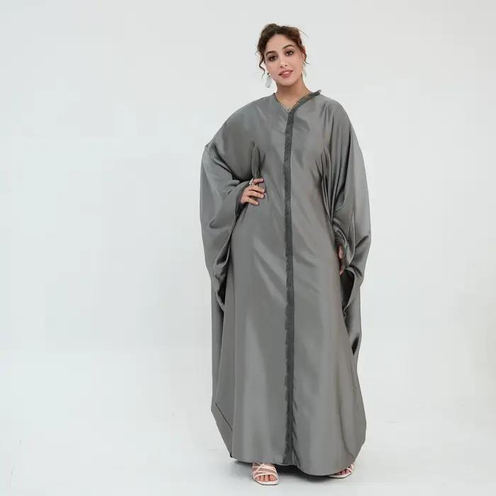 Robe en dentelle pour femme, Kaftan de Dubaï, Abaya musulmane pour l'Aïd, Robes de soirée, Vestidos 