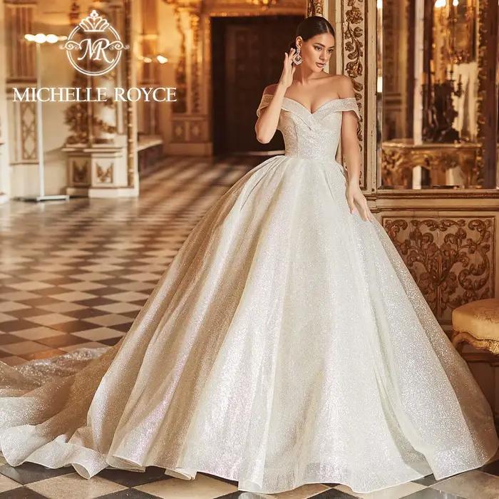 Michelle Royce-Robe de mariée en tulle pour femme, robes de Rhsexy, chérie extravagante, Rotterdam, 
