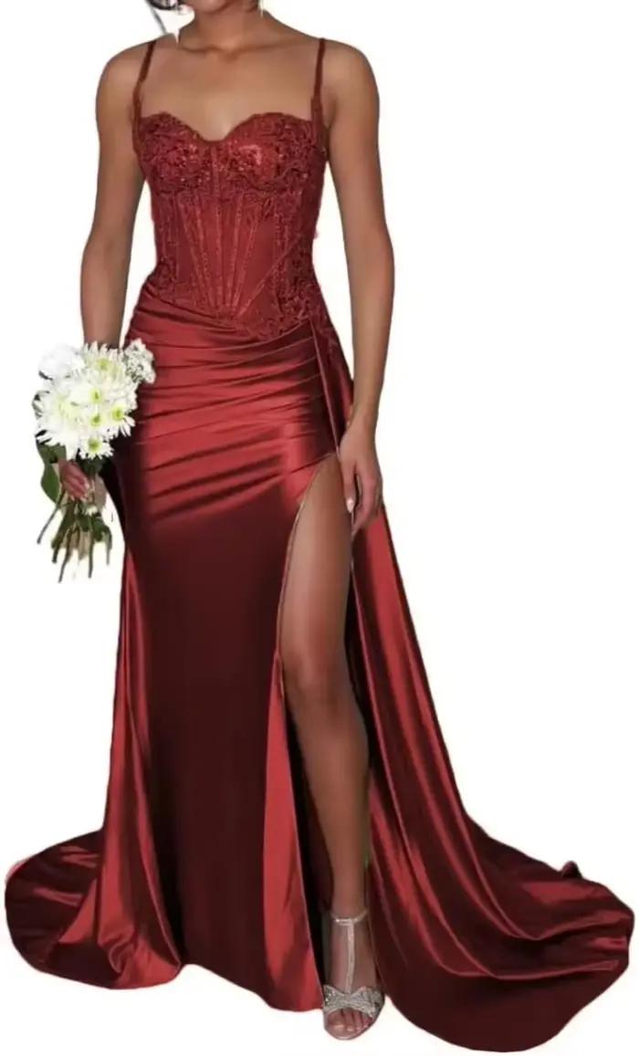 Robe de soirée chic et élégante, costume de spectacle, robes de bal, robes de cérémonie pour occasio