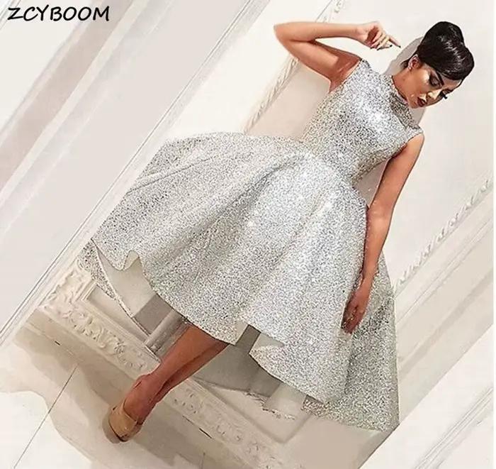 Robes de bal argentées 2026, robes de soirée à paillettes pour femmes, robes de soirée formelles, ro