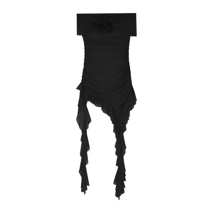 Robe blanche sans bretelles pour femmes, robe Sexy et pure, Design doux et épicé, caractéristiques u