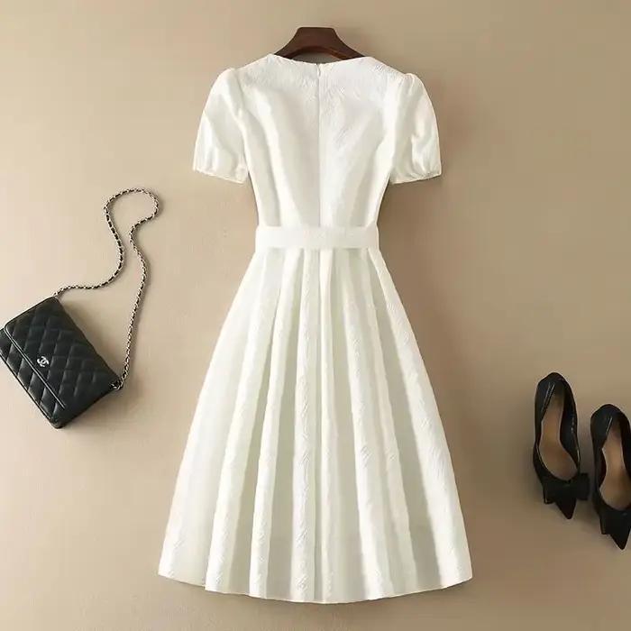 Femme robe robes de soirée pour femmes Midi bal blanc soirée remise des diplômes vêtements esthétiqu
