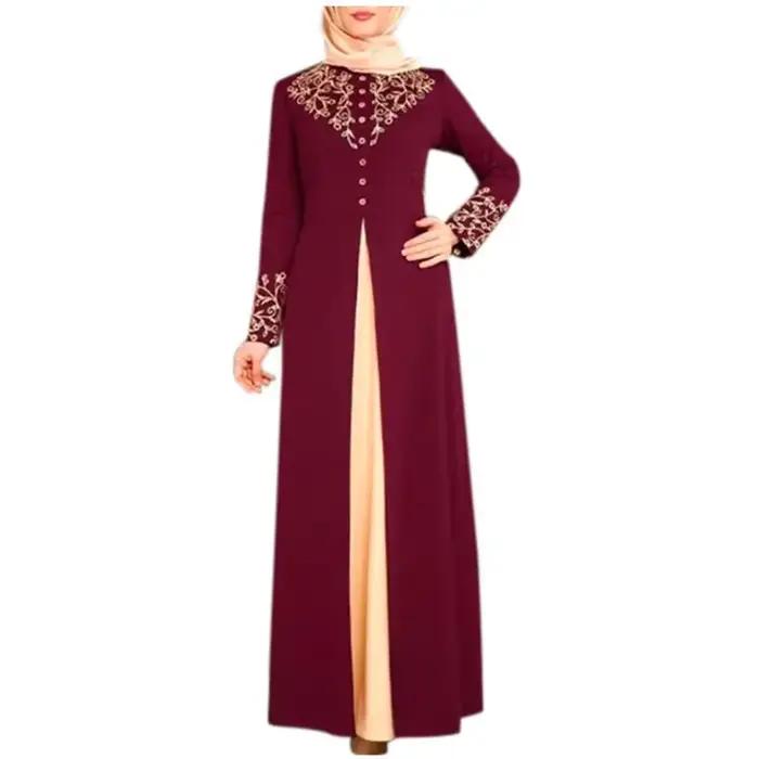 Robe musulmane pour femmes, mode Abaya Dubaï, appliques, Turquie, femmes élégantes, longue