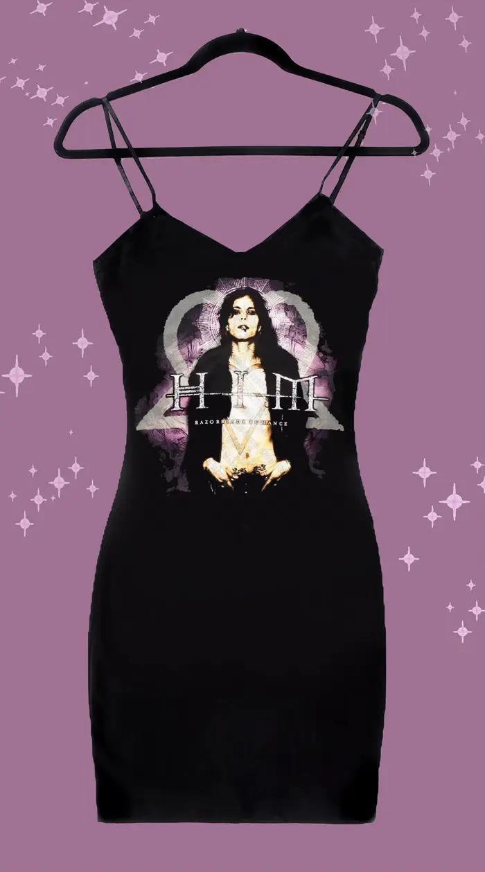 Robes courtes robe Vintage femme vêtements Y2k vêtements Rock Goth Emo noir Mini robe Punk Harajuku 