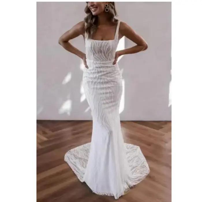Lena robe de mariée robes de soirée de luxe 2025 robe de dame élégante robes sur mesure pour les Occ