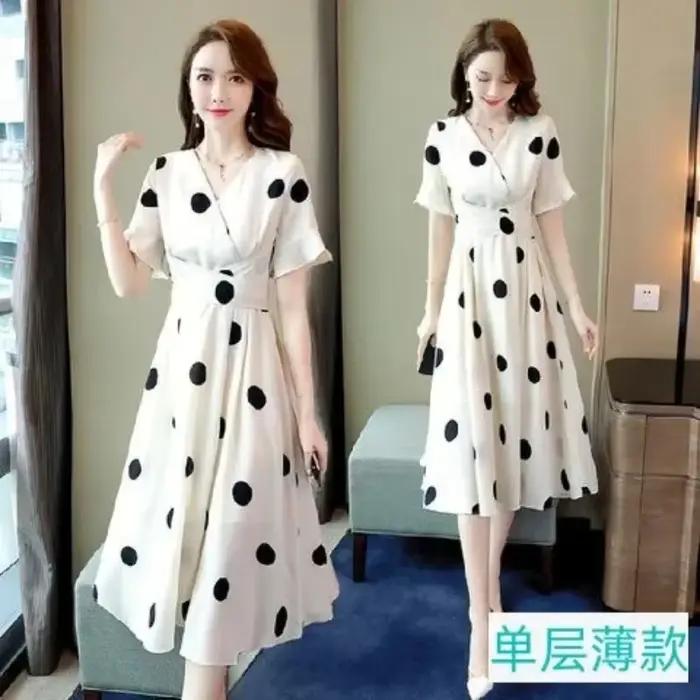 InjMidi-Robe en Satin Doux pour Femme