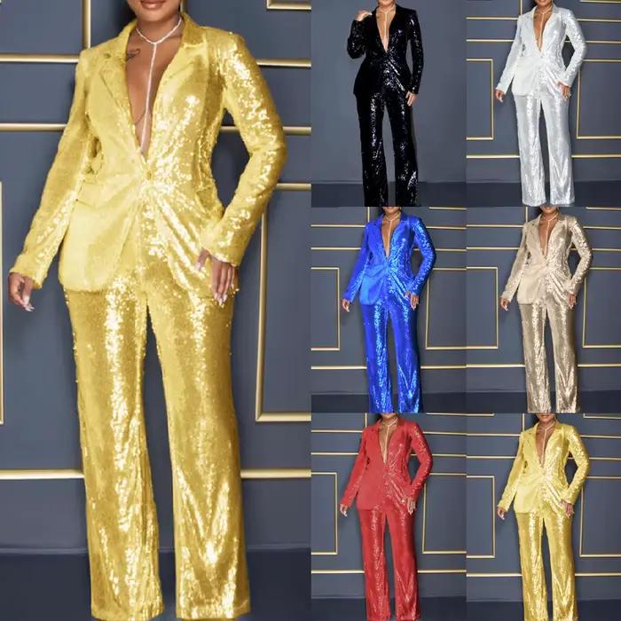 Combinaison en Polyester brillant