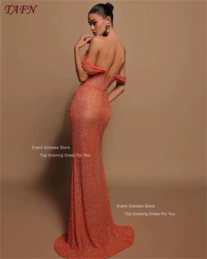 TAFN robes de soirée sexy fente latérale haute