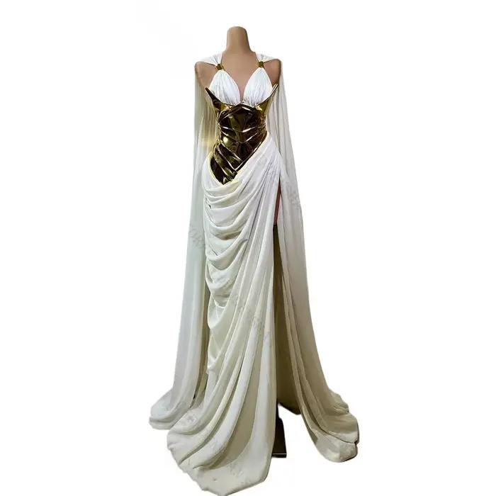 Robes de soirée spéciales chics avec fente latérale