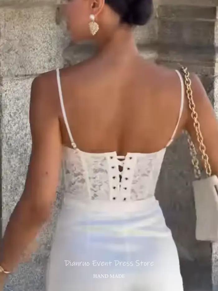 Dianruo – robe de mariée civile moderne en dentelle
