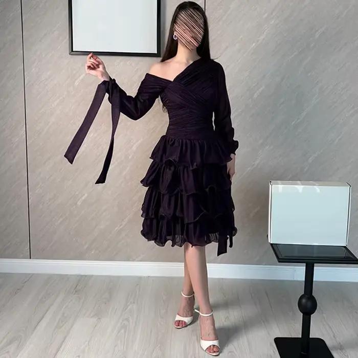Robe de soirée élégante en mousseline