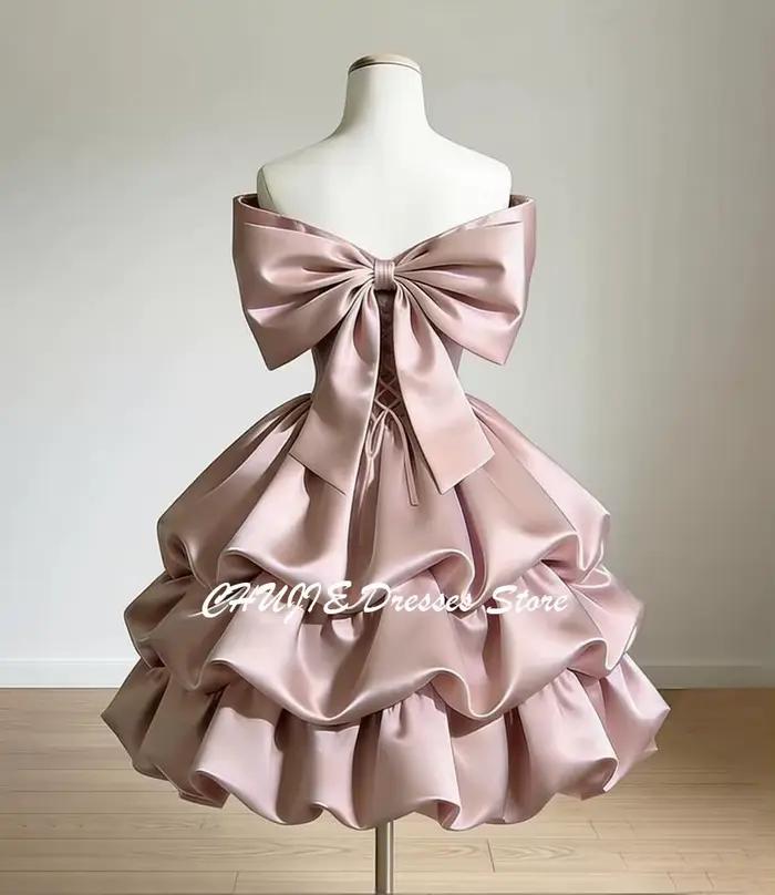 Robe de bal de fin d'année à étages