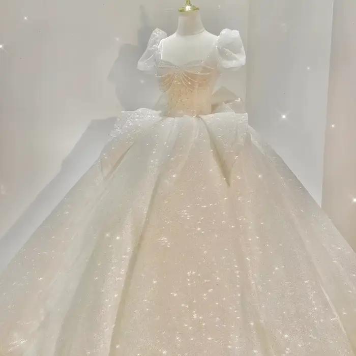 Robe de mariée française légère de luxe