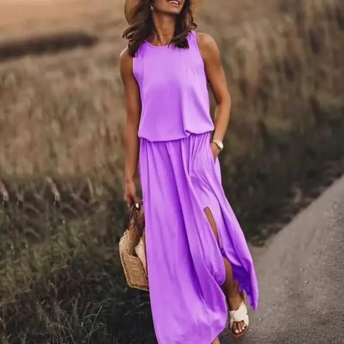 Robe longue d'été 2026 style vacances