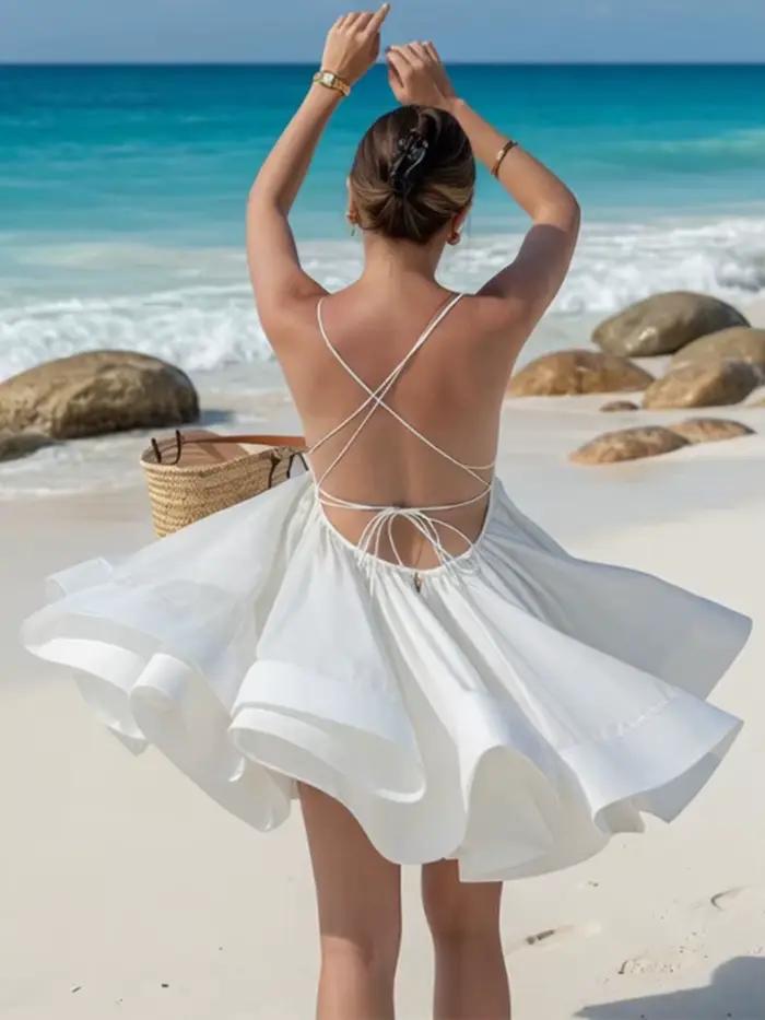Robe de plage pour femme