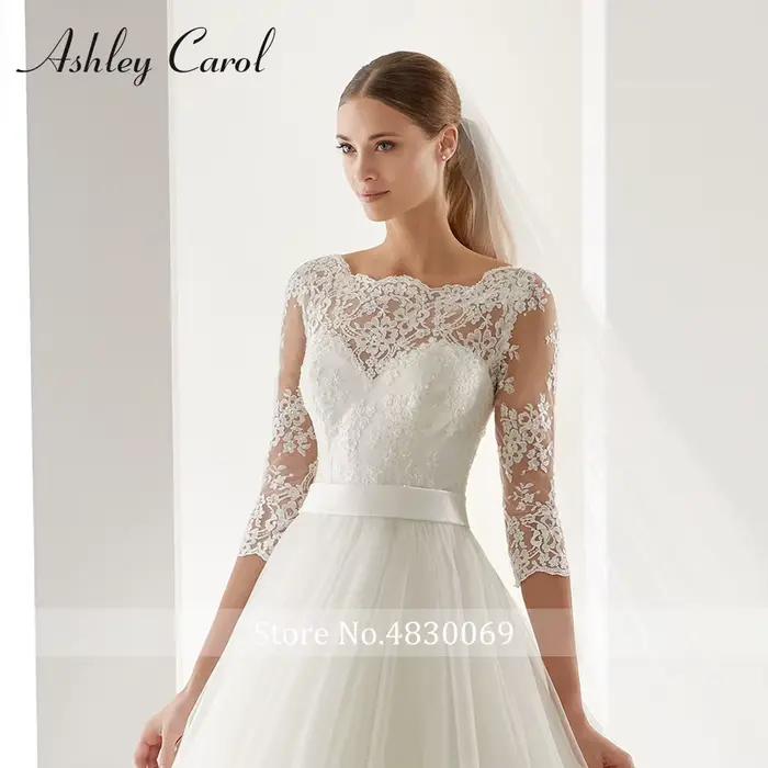 Ashley Carol-Robe de mariée A-Line