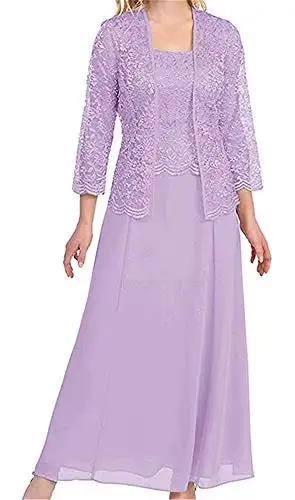 Robe de Mère de la Mariée en Dentelle pour Femme