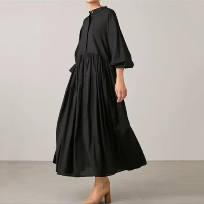 Robes adt en coton et lin pour femmes