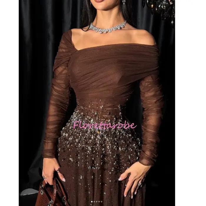 Robe de soirée classique arabe personnalisée
