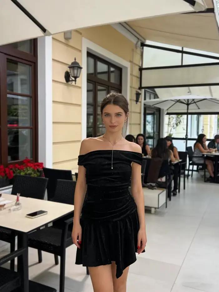 Robe de soirée à paillettes pour femmes