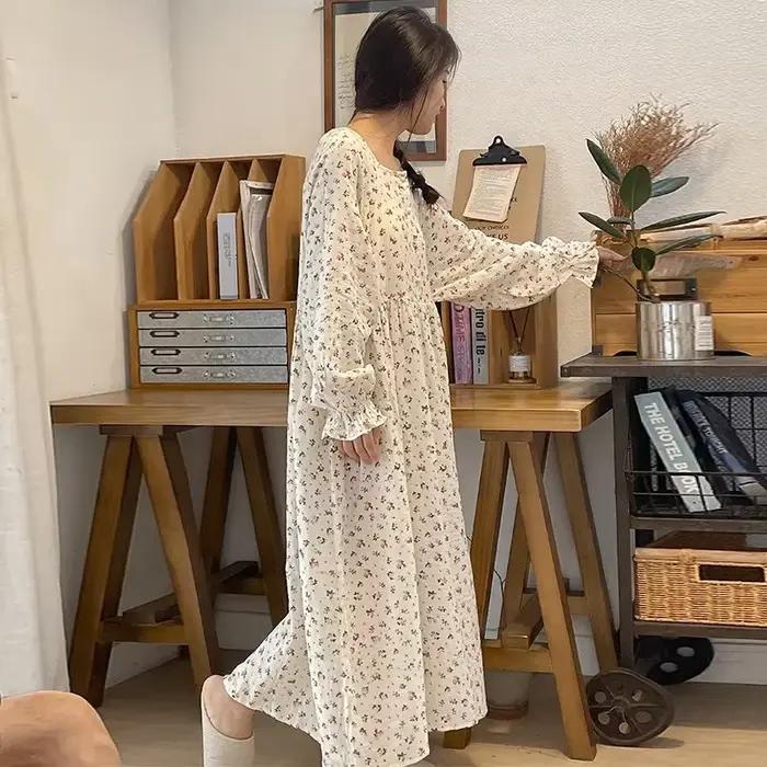 Robe en mousseline 100% coton pour femmes