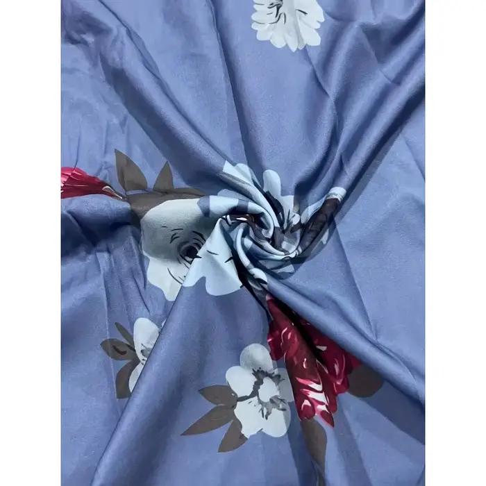 Blouse polyester col en V imprimée pour femmes grandes tailles printemps été décontractée style fashion