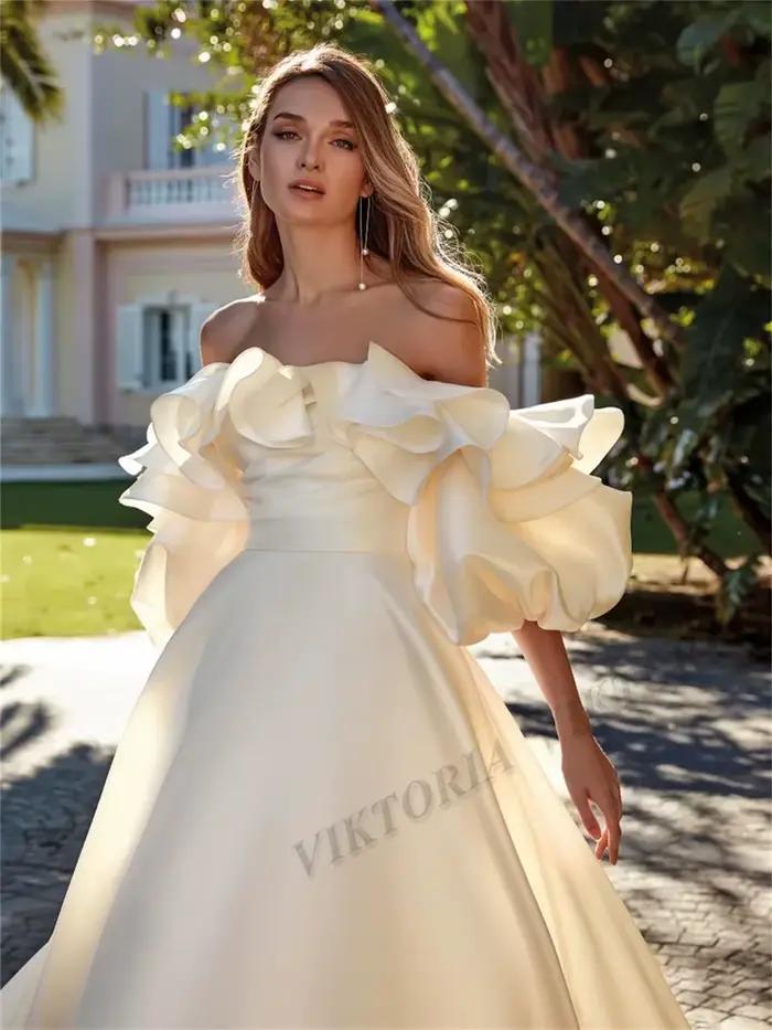 VIKTORIA – robe De mariée plissée romantique