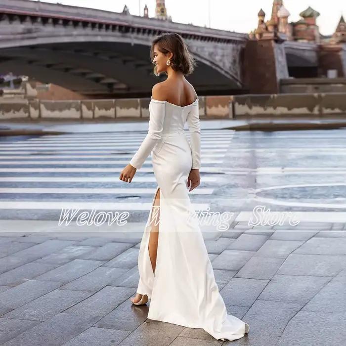 Robe de mariée civile de plage romantique pour mariée