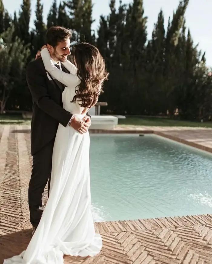 Robe de mariée sirène civile élégante