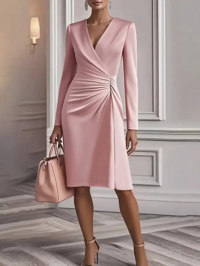  Robe mi-longue chic pour femme