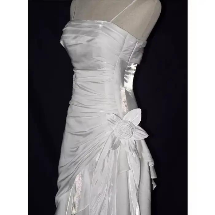 Lamour 2025 mode et Simple robe de soirée pour les femmes Spaghetti sangle cheville longueur élégante Sexy