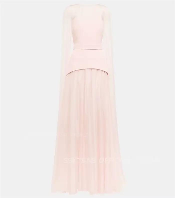 Robe de Soirée Longue en Mousseline de Soie pour Femme