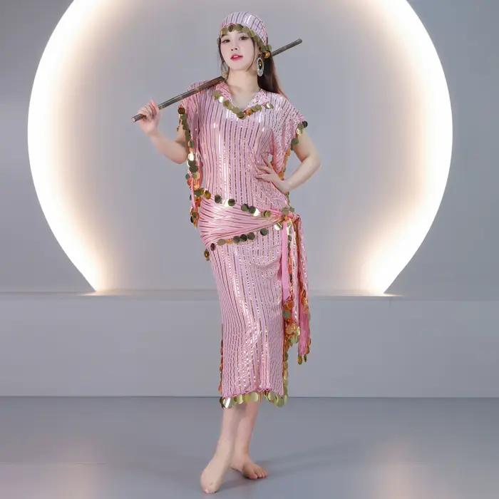 Robe courte de style égyptien