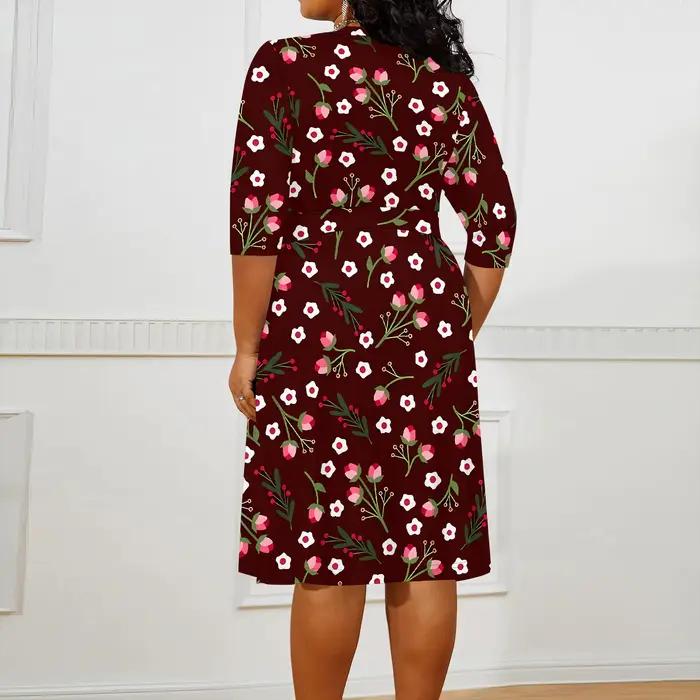 Robe grande taille pour femmes courbées