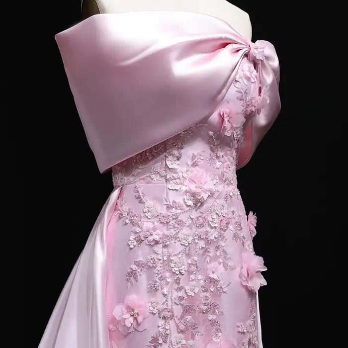 Robe de soirée élégante Sharon Said à épaules dénudées