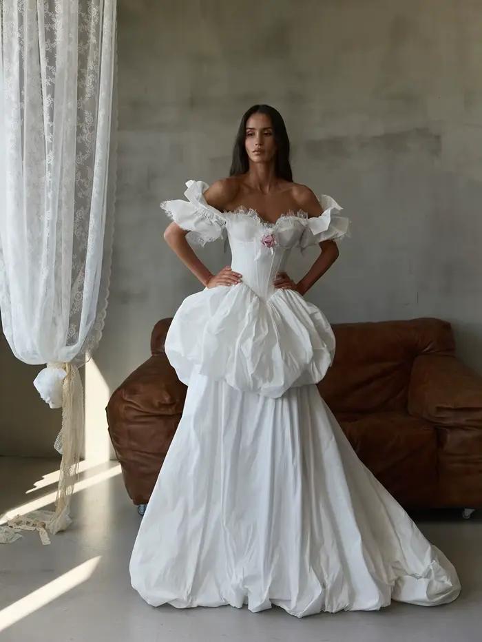 Robes de mariée longues blanches de rêve