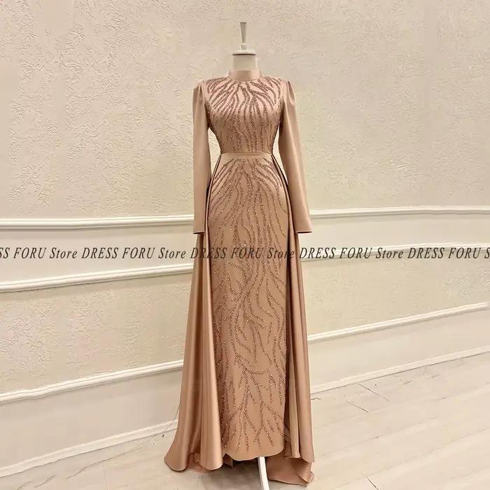 Robe de soirée caftan saoudien pour femme