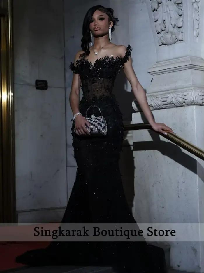 Robe de soirée de forme sirène