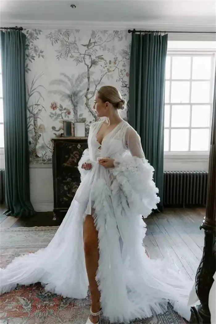 Robe de bal en coton avec décolleté en V pour femmes, multiple couleurs, longueur au sol, sur mesure pour toutes occasions spéciales