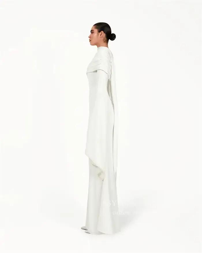 SSYTENS Robes de mariée modestes ivoire à manches longues