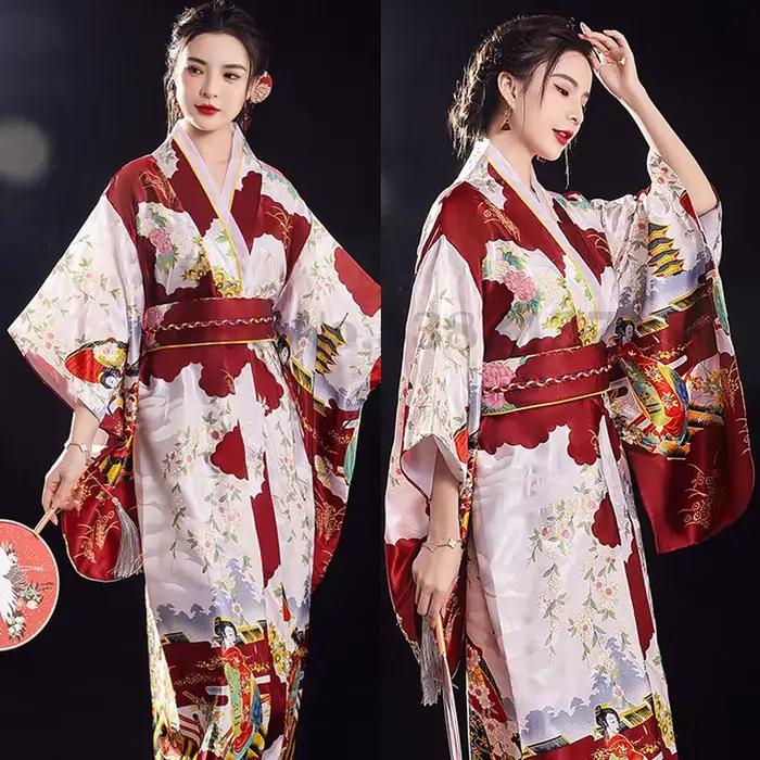 Robe Kimono Japonaise Traditionnelle pour Femme